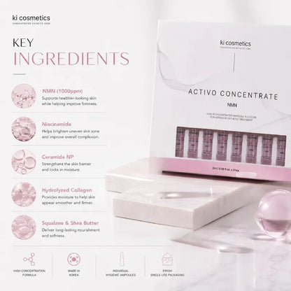 KI Cosmetics Activo Concentrate NMN Ampoule Set