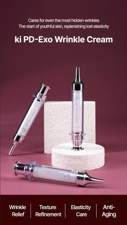 KI Exo-Mide Wrinkle Cream with PDRN & Peptides - Korean Anti-Aging Serum for Fine Lines, Deep Hydration & Skin Repair