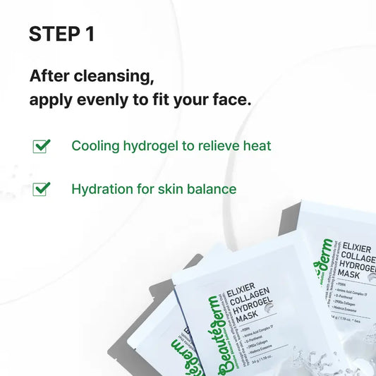 Beauté Derm Elixier Collagen Hydrogel Mask