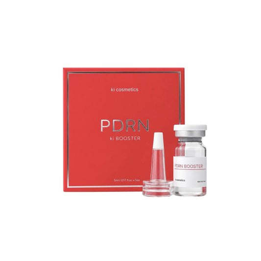 KI COSMETICS PDRN Booster Korean K-Beauty Repair Ampoule Serum, Salmon DNA & Collagen Facial Booster for Damaged Skin Barrier, Dryness, Fine Lines, Firm-Looking Skin, Hydrating Renewal Care, Glass Skin Glow, Smooth Radiant Finish