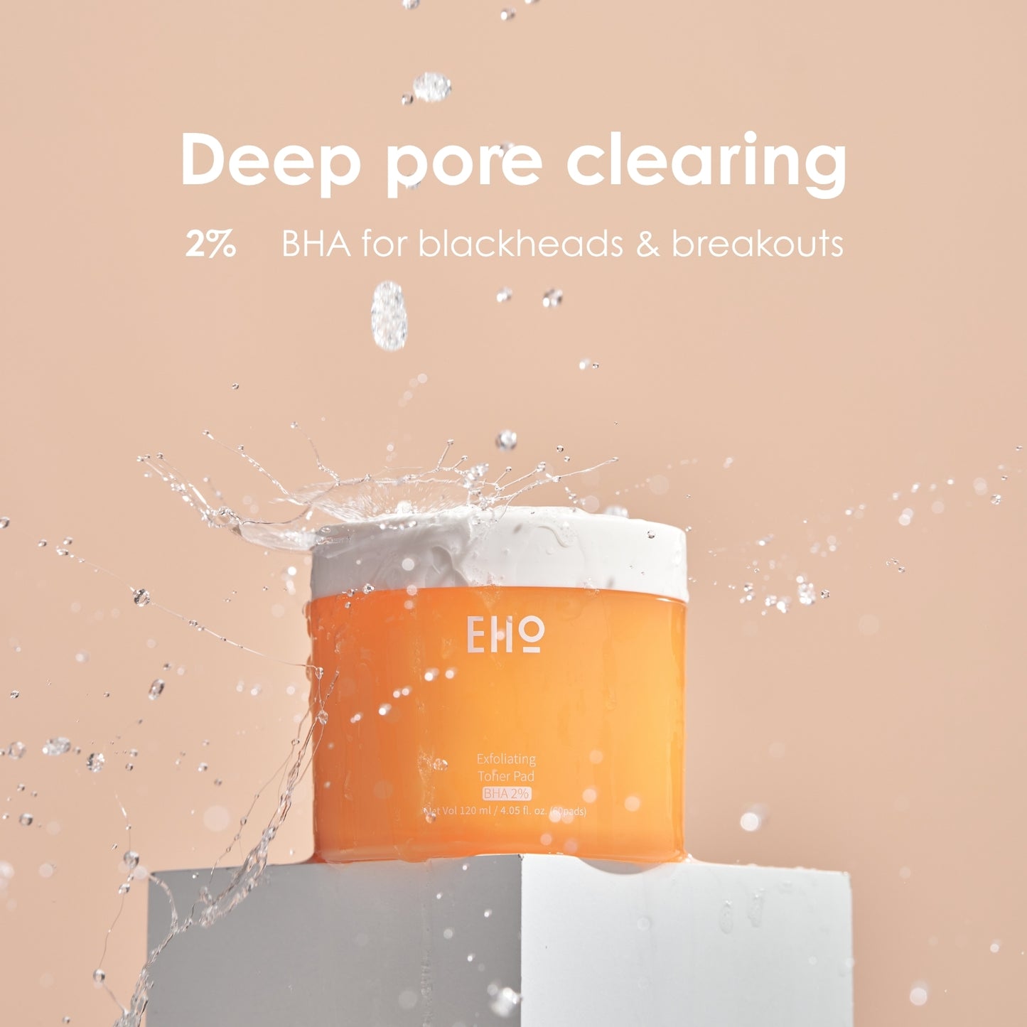EIIO Korean BHA 2% Pore-Blurring Toner Pads (60ct)