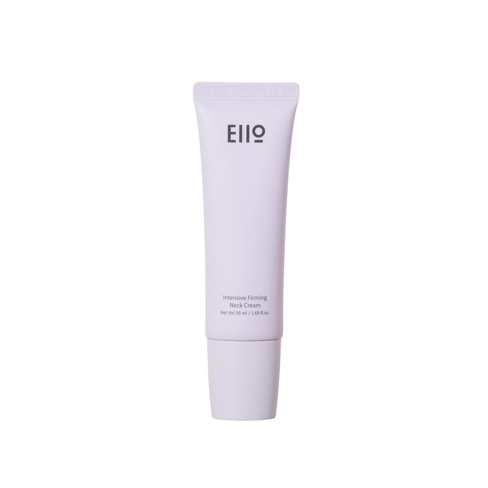 EIIO Intensive Firming Neck Cream 50ml - Anti-Wrinkle & Lifting Formula with Collagen & Peptide, Roller Massage for Smooth Skin