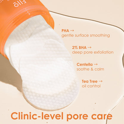 EIIO Korean BHA 2% Pore-Blurring Toner Pads (60ct)