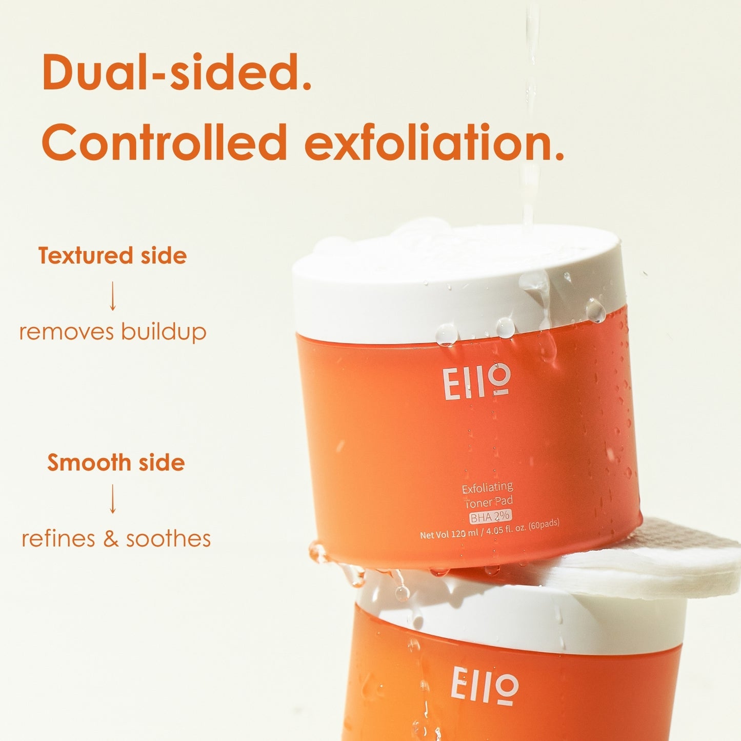 EIIO Korean BHA 2% Pore-Blurring Toner Pads (60ct)
