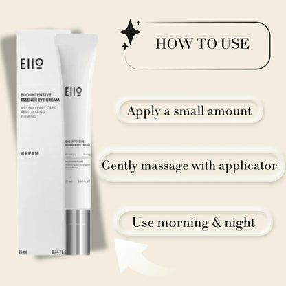 EIIO Korea Anti-Aging Eye Cream | Rapid De-puffing & Brightening Eye Essence | Firming Collagen Booster for All Skin Types