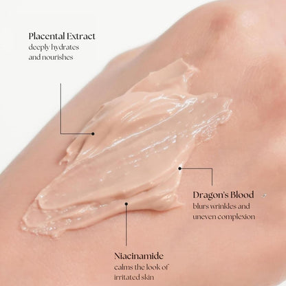 [Blanc Dubu] Nuborn Cell Placenta Stem Cell Intensive Repair Cream | Dragon Blood Cream with Placental Extract | Collagen Korean Skin Care for Glass Skin 50ml (1.69 fl oz)