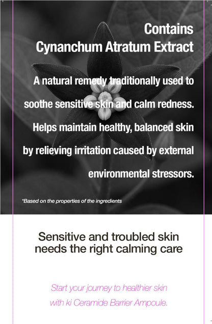 KI Ceramide Barrier Ampoule with – Korean Sensitive Skin Strengthening Serum for Redness, Dehydration & Barrier Repair