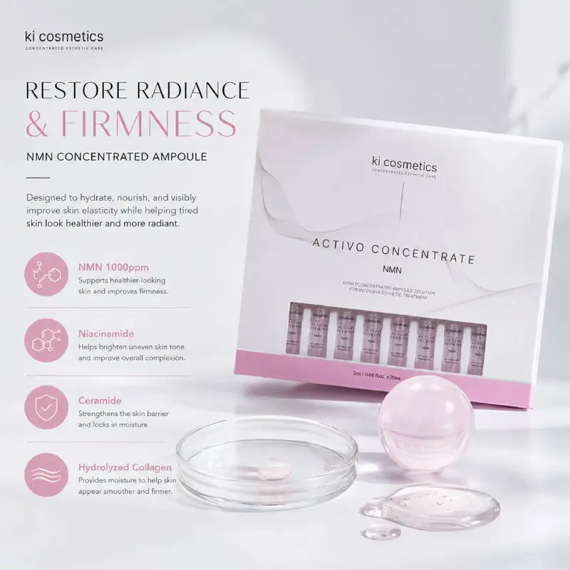 KI Cosmetics Activo Concentrate NMN Ampoule Set