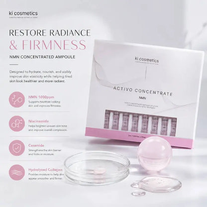 KI Cosmetics Activo Concentrate NMN Ampoule Set