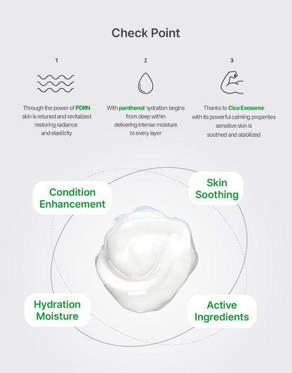 [Beauté Derm] Skin Exotoxin Elixier Cream - Contains Snow Lotus Exudate & Niacinamide for Repair & Even Skin Tone - 150ml Moisturizers Soothing Serum Firm & Lift Serum