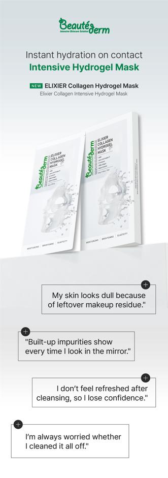 Beautéderm Elixier Collagen Hydrogel Mask | Elasticity & Deep Moisture Care
