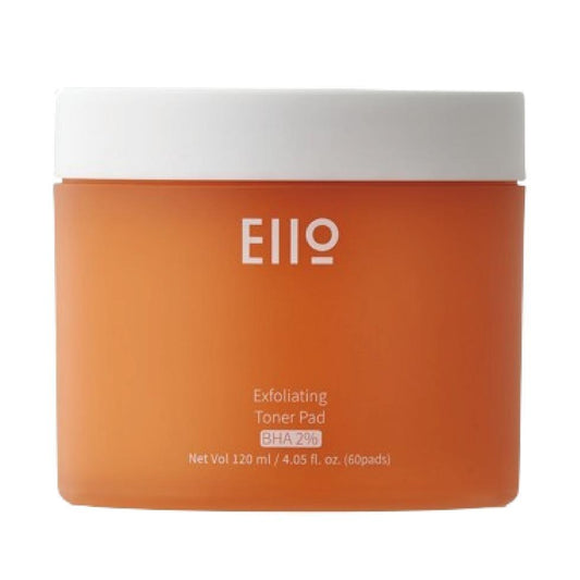 EIIO Korean BHA 2% Pore-Blurring Toner Pads (60ct) – Deep Cleansing & Instant Glow Peel Pads for Acne-Prone Skin