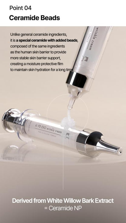 KI Exo-Mide Wrinkle Cream with PDRN & Peptides - Korean Anti-Aging Serum for Fine Lines, Deep Hydration & Skin Repair